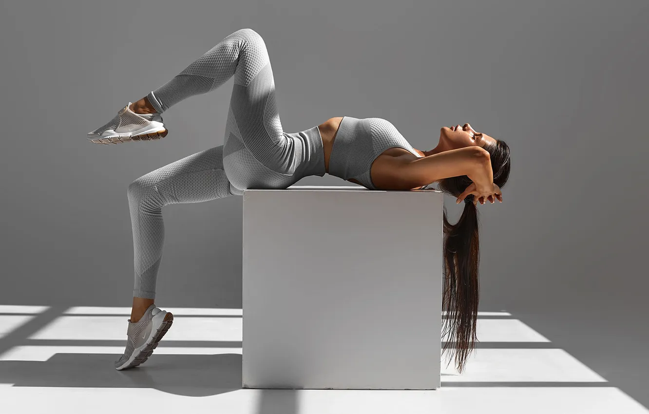 Photo wallpaper dream, sport, woman, beauty, nike, just do it, female, sweat