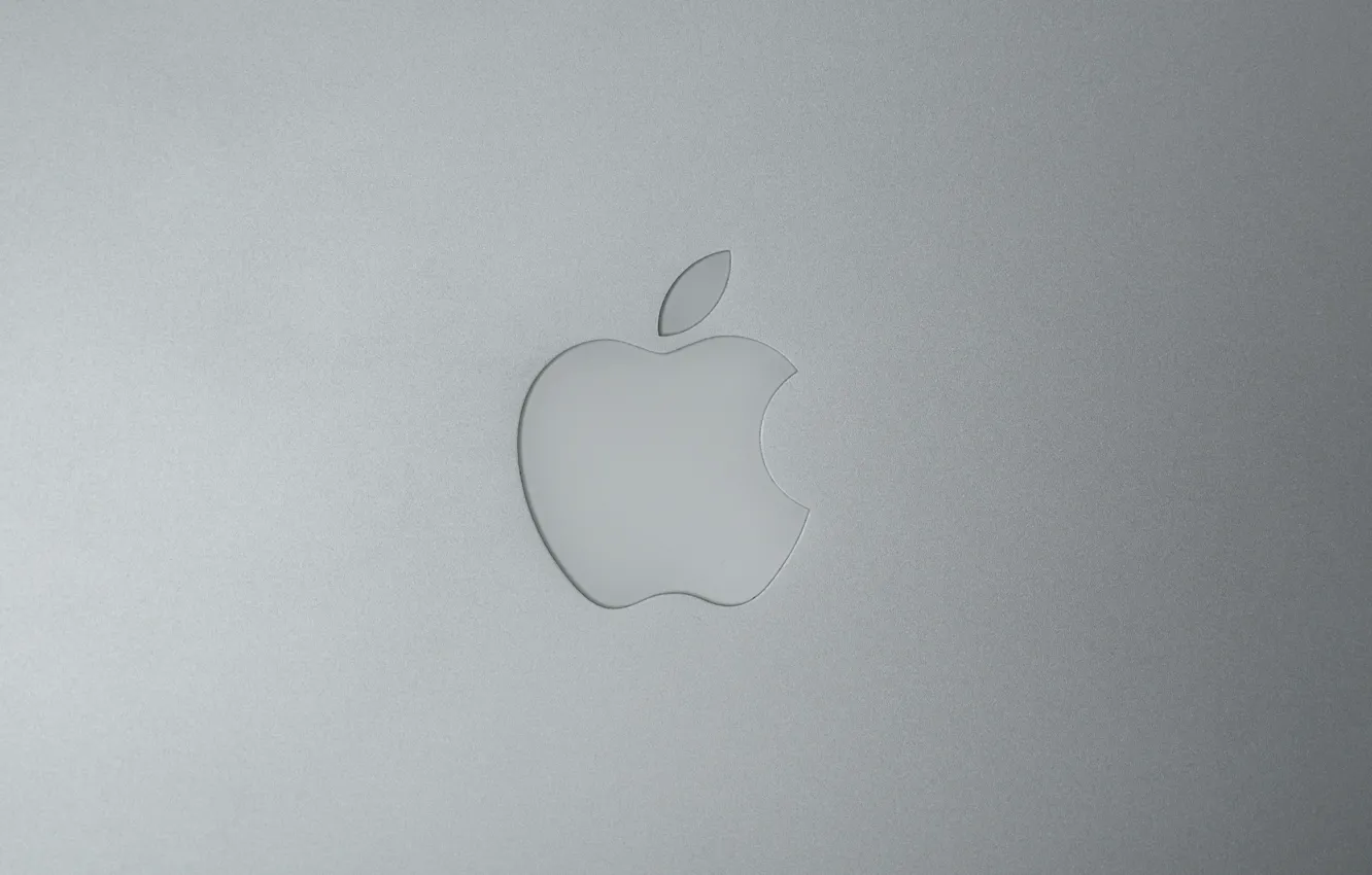 Photo wallpaper apple, silver, Metal, laptop, cover, macbook