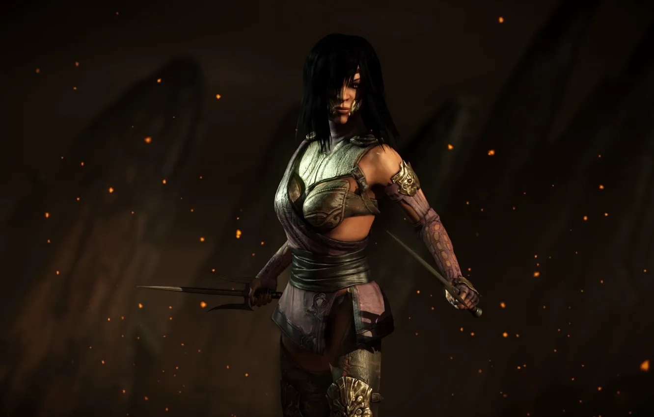 Photo wallpaper Mileena, Milina, Mortal Kombat X, SAI, Mortal Kombat 10