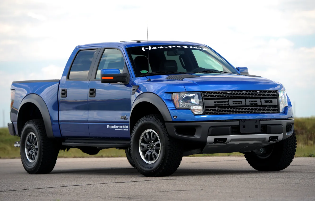 Photo wallpaper Ford, 2010, Ford, Raptor, pickup, Raptor, Hennessey