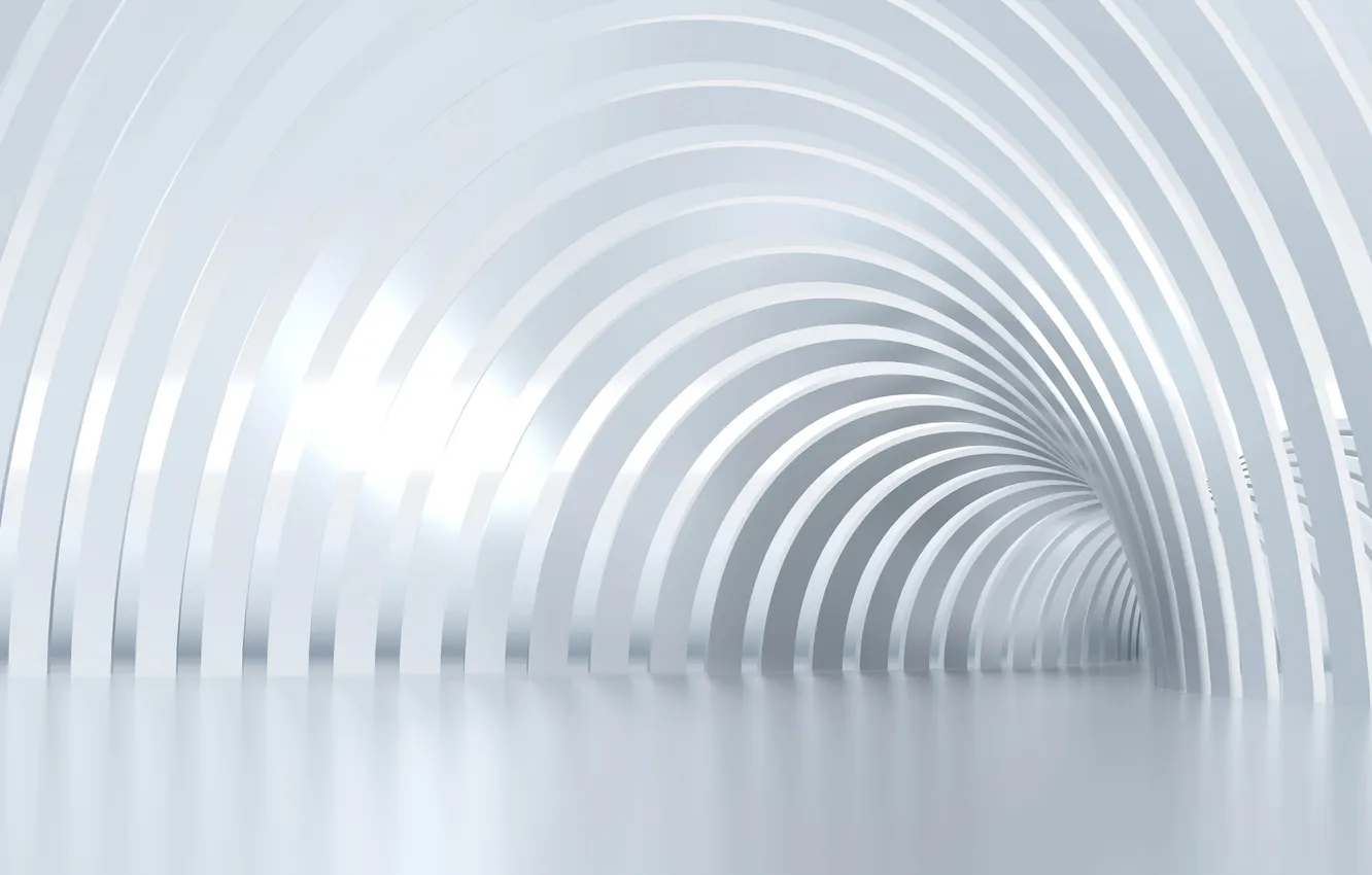 Photo wallpaper light, arch