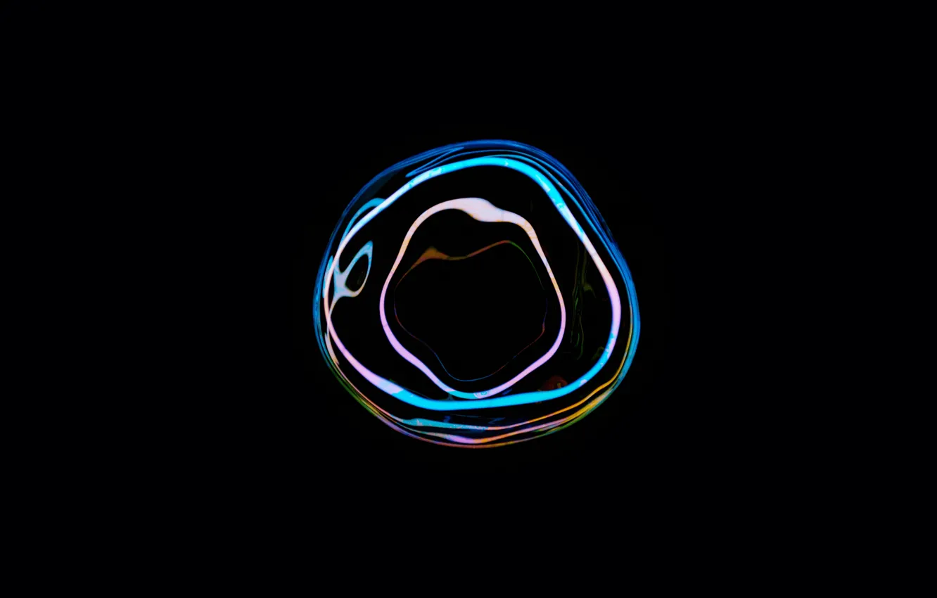 Photo wallpaper bubbles, bubble, iMac