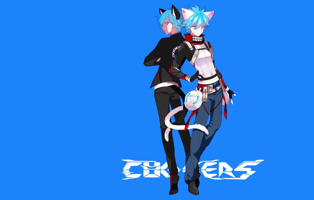 Photo wallpaper background, the game, anime, guys, seals, Closers