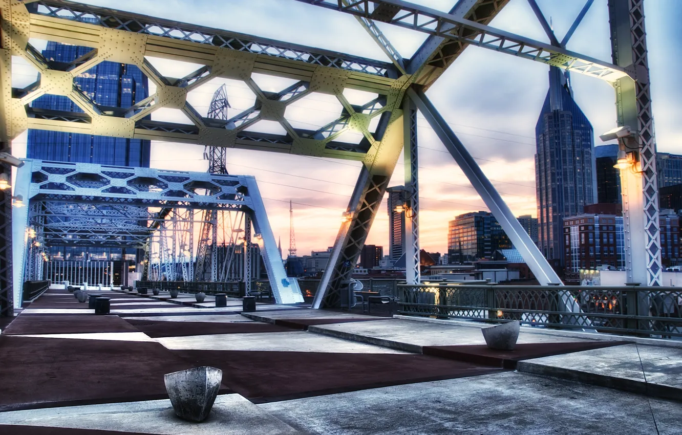 Photo wallpaper city, the city, USA, Tennessee, Nashville