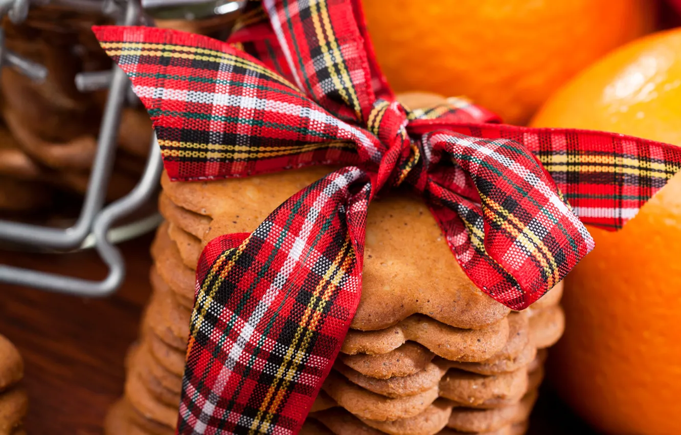 Photo wallpaper holiday, new year, Christmas, Christmas, New Year, sweets, cookies