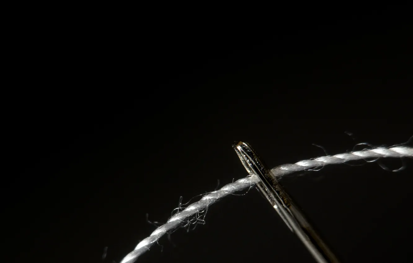 Photo wallpaper needles, background, thread