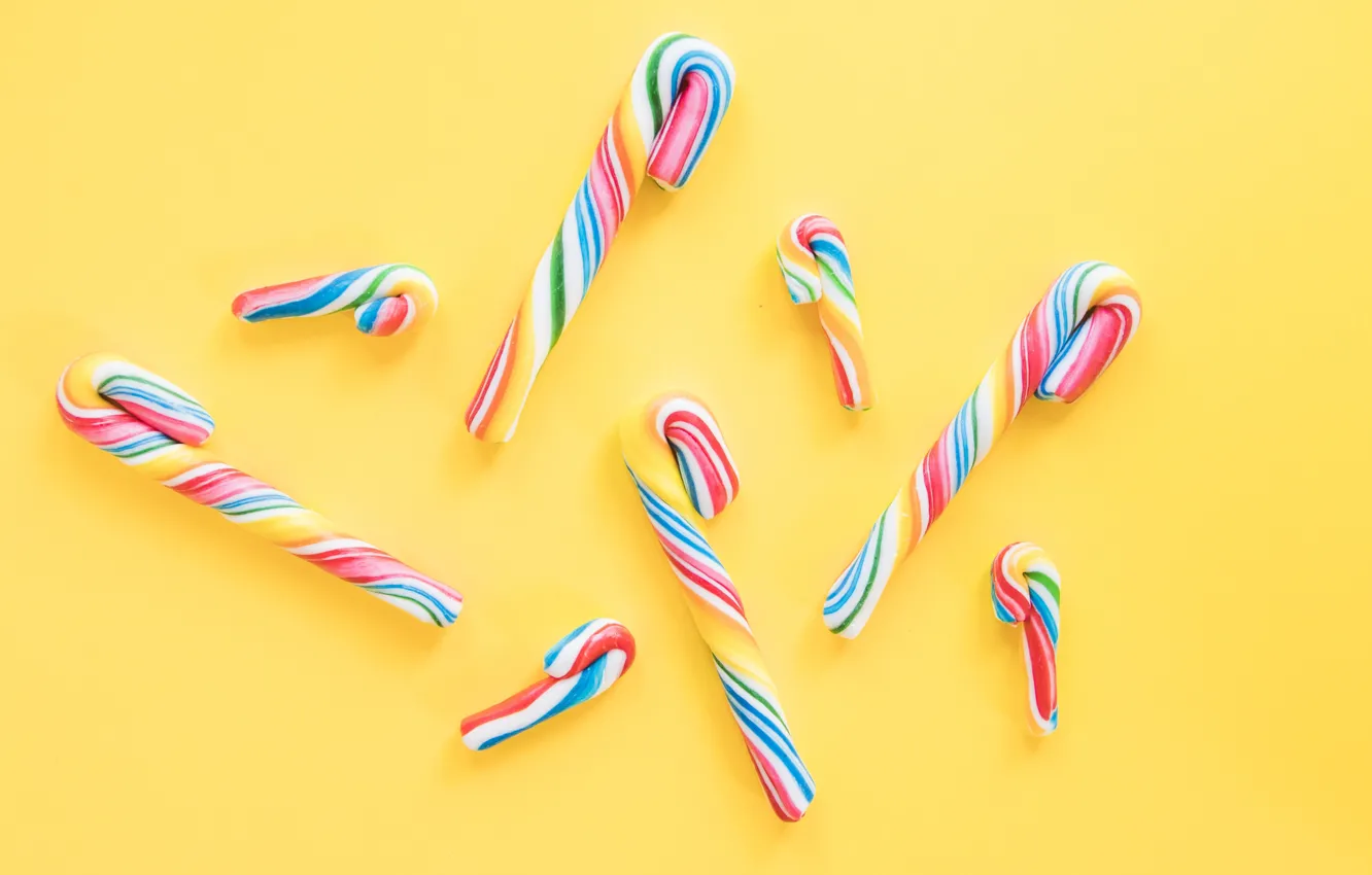 Photo wallpaper sweets, lollipops, caramel