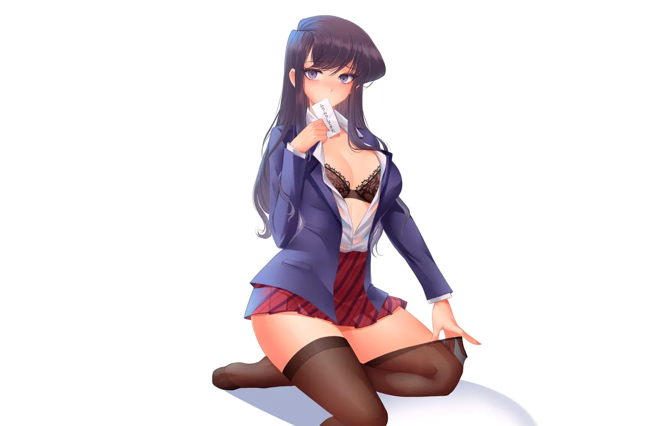 Photo wallpaper kawaii, girl, hot, sexy, bra, anime, stockings, pretty