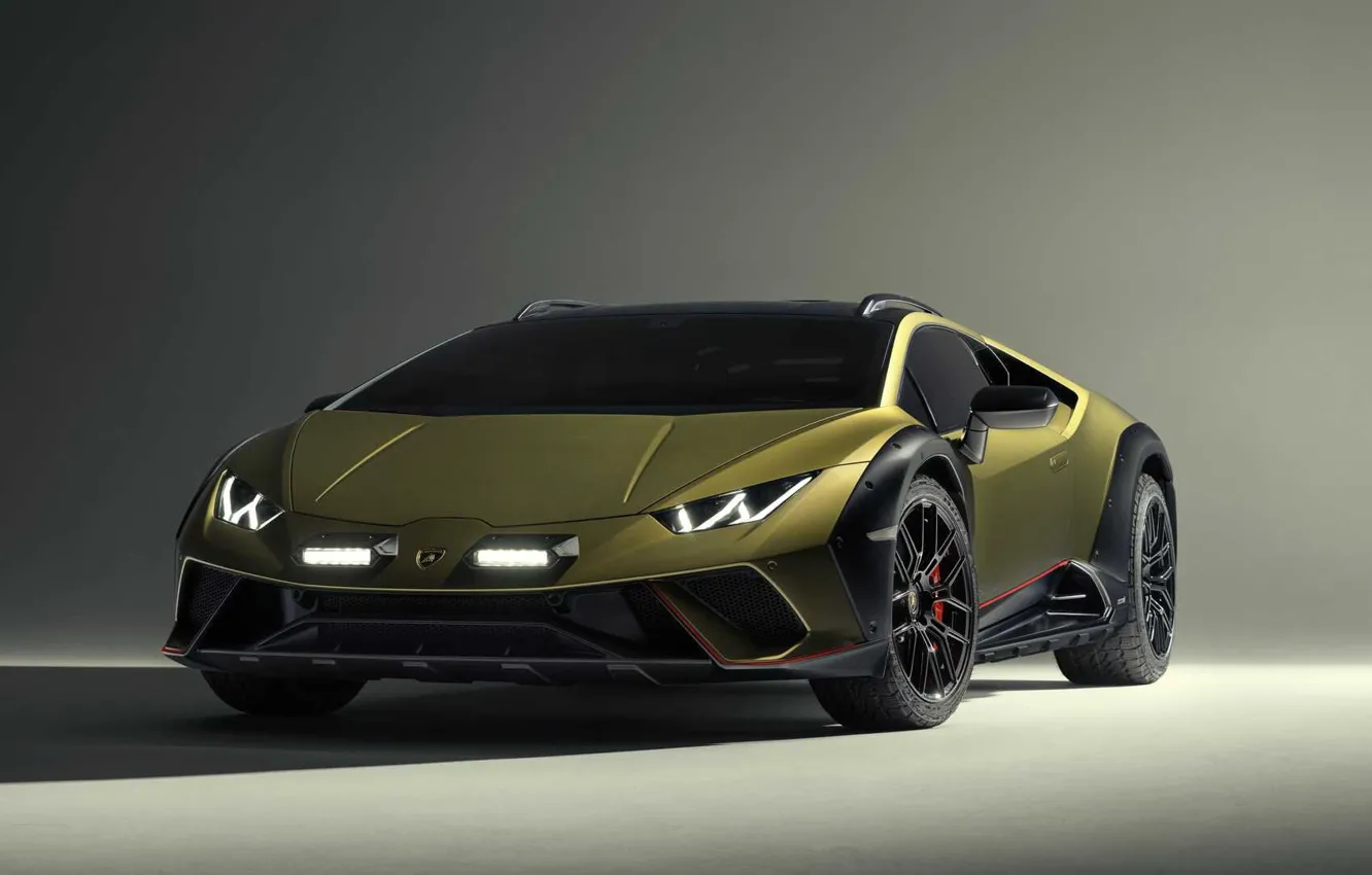 Photo wallpaper Lamborghini, Huracan, Dirt, Lamborghini Huracan Sterrato