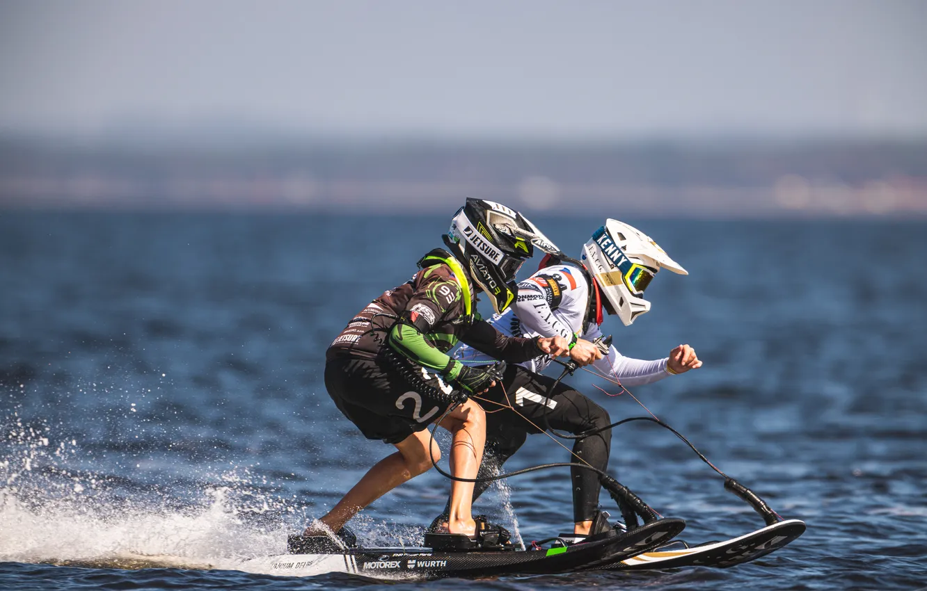 Photo wallpaper race, boat, speed