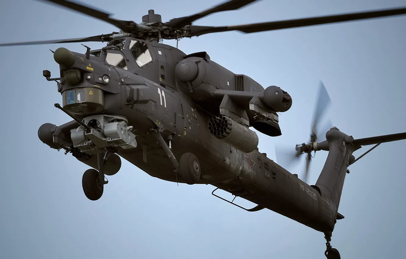 Photo wallpaper Mi-28N, Night hunter, The Russian air force, OKB M. L. Mil, Havoc, Russian attack helicopter