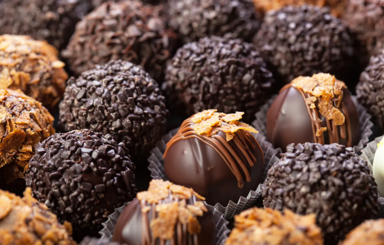 Photo wallpaper chocolate, candy, sweet, chocolate, sweets, candy