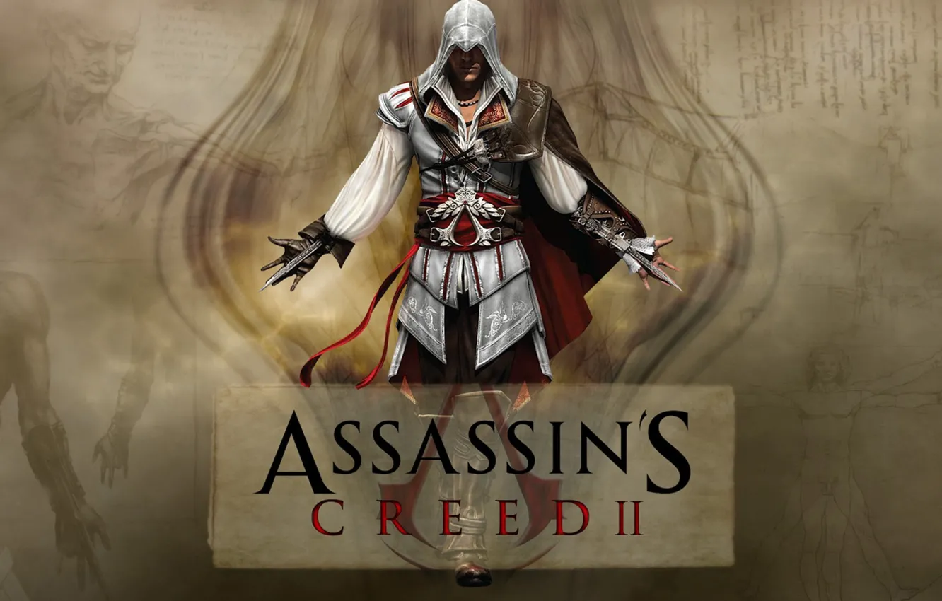 Photo wallpaper Ubisoft, assassin, Ezio, auditor, AC2
