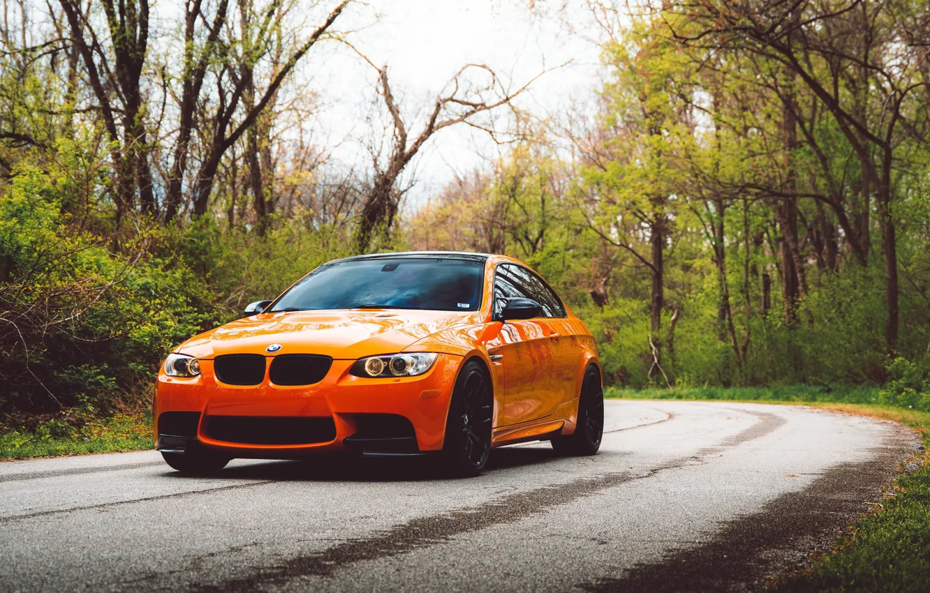 Photo wallpaper E92, Lime Rock Park Edition, M3, Daytime Running Lights