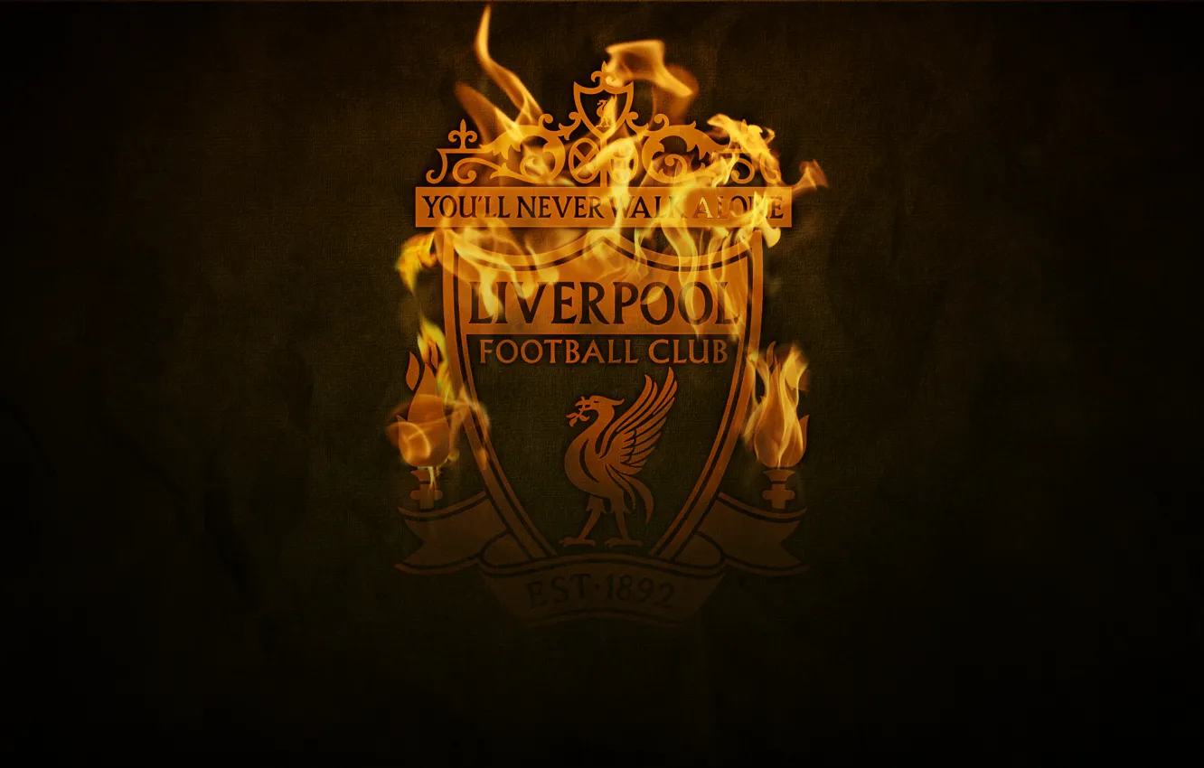 Photo wallpaper wallpaper, sport, logo, football, Liverpool FC