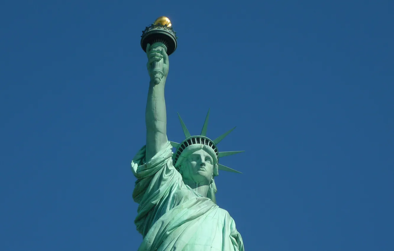 Photo wallpaper freedom, statue, America