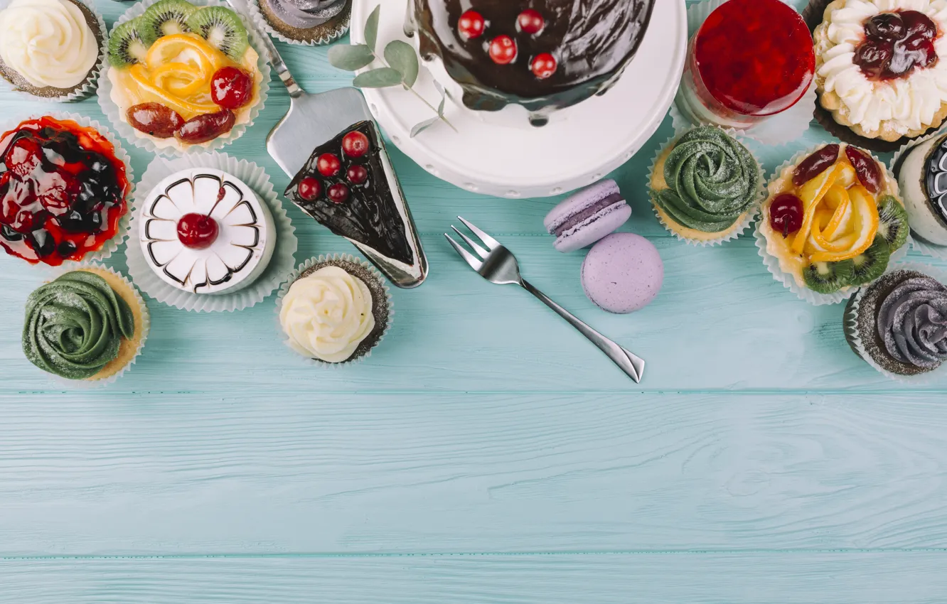Photo wallpaper sweets, cake, cake, pasta
