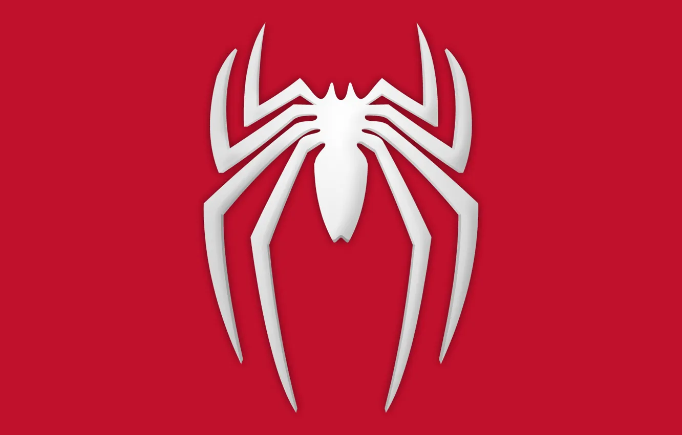 Photo wallpaper logo, game, symbol, Spider-Man, PlayStation 4, PS4