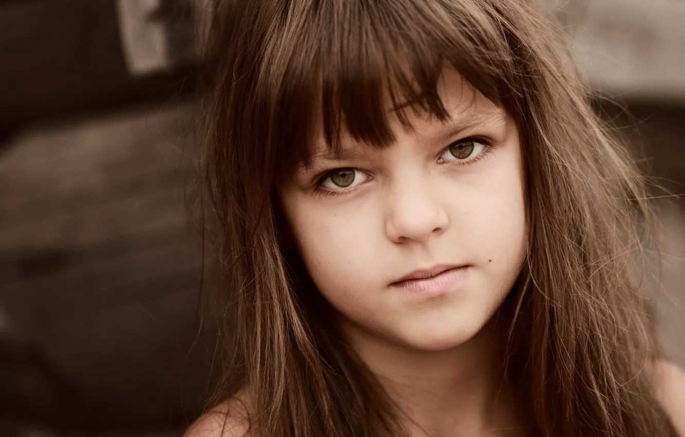 Photo wallpaper mood, portrait, girl