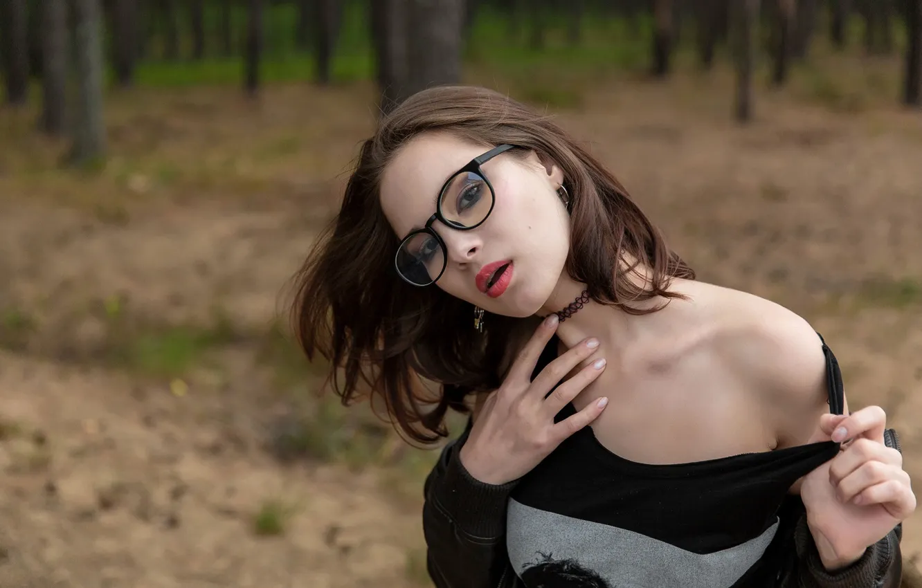 Photo wallpaper girl, eyes, smile, beautiful, figure, model, beauty, lips