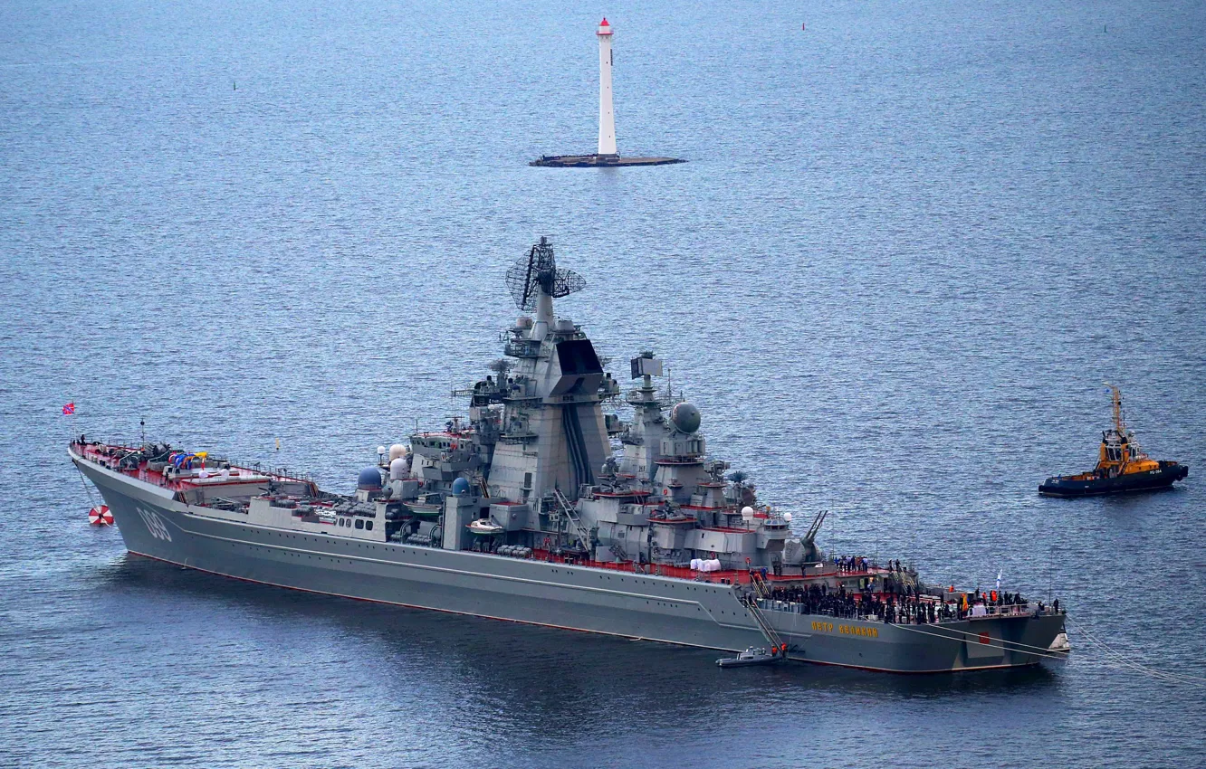 Photo wallpaper cruiser, atomic, the project 1144, Peter the great