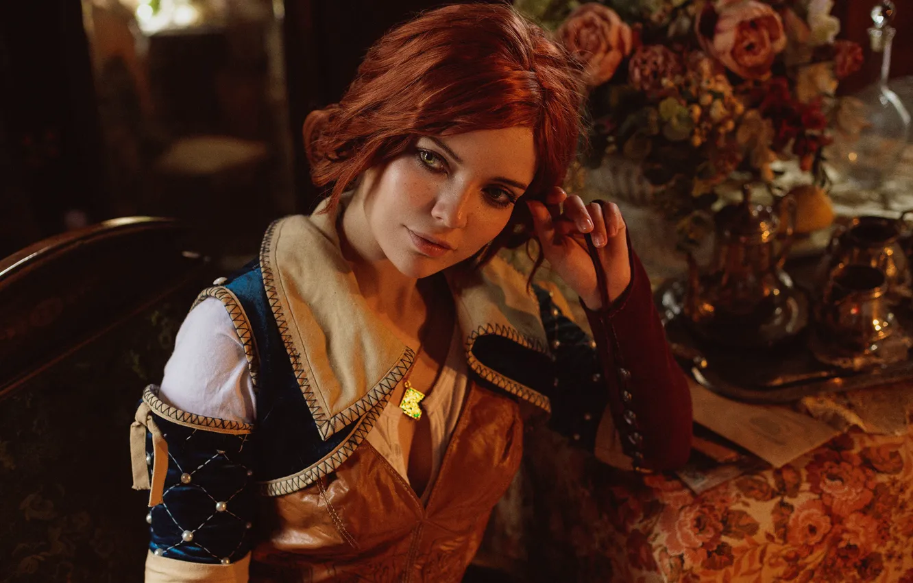 Photo wallpaper Girl, The Witcher, Cosplay, Triss