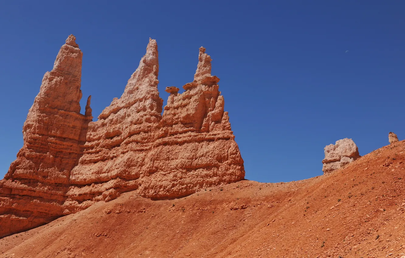 Photo wallpaper the sky, landscape, mountains