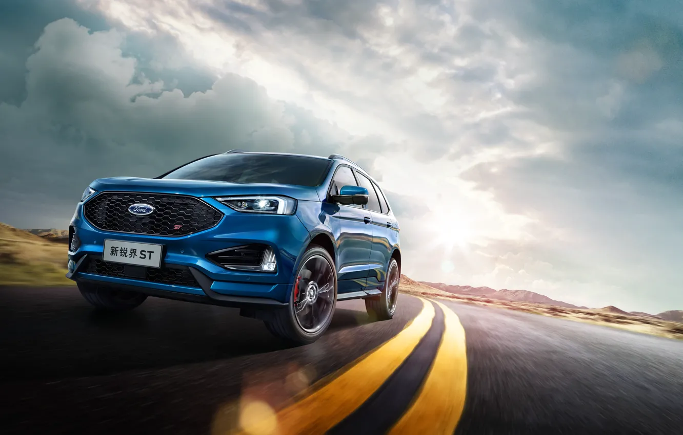 Photo wallpaper Ford, Ford ST, Ford Edge ST China