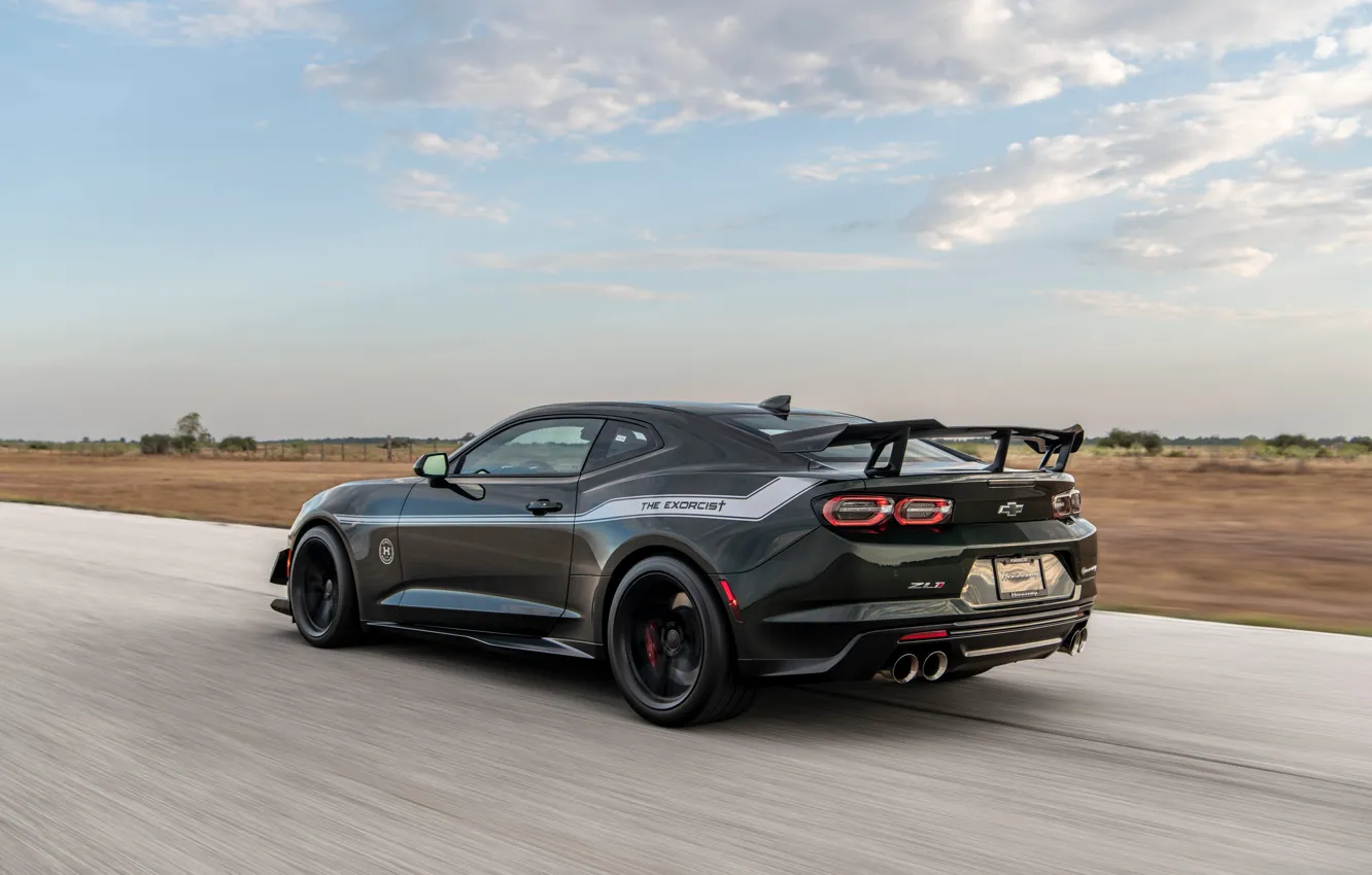 Photo wallpaper Chevrolet, Camaro, speed, Hennessey Chevrolet Camaro ZL1 The Exorcist