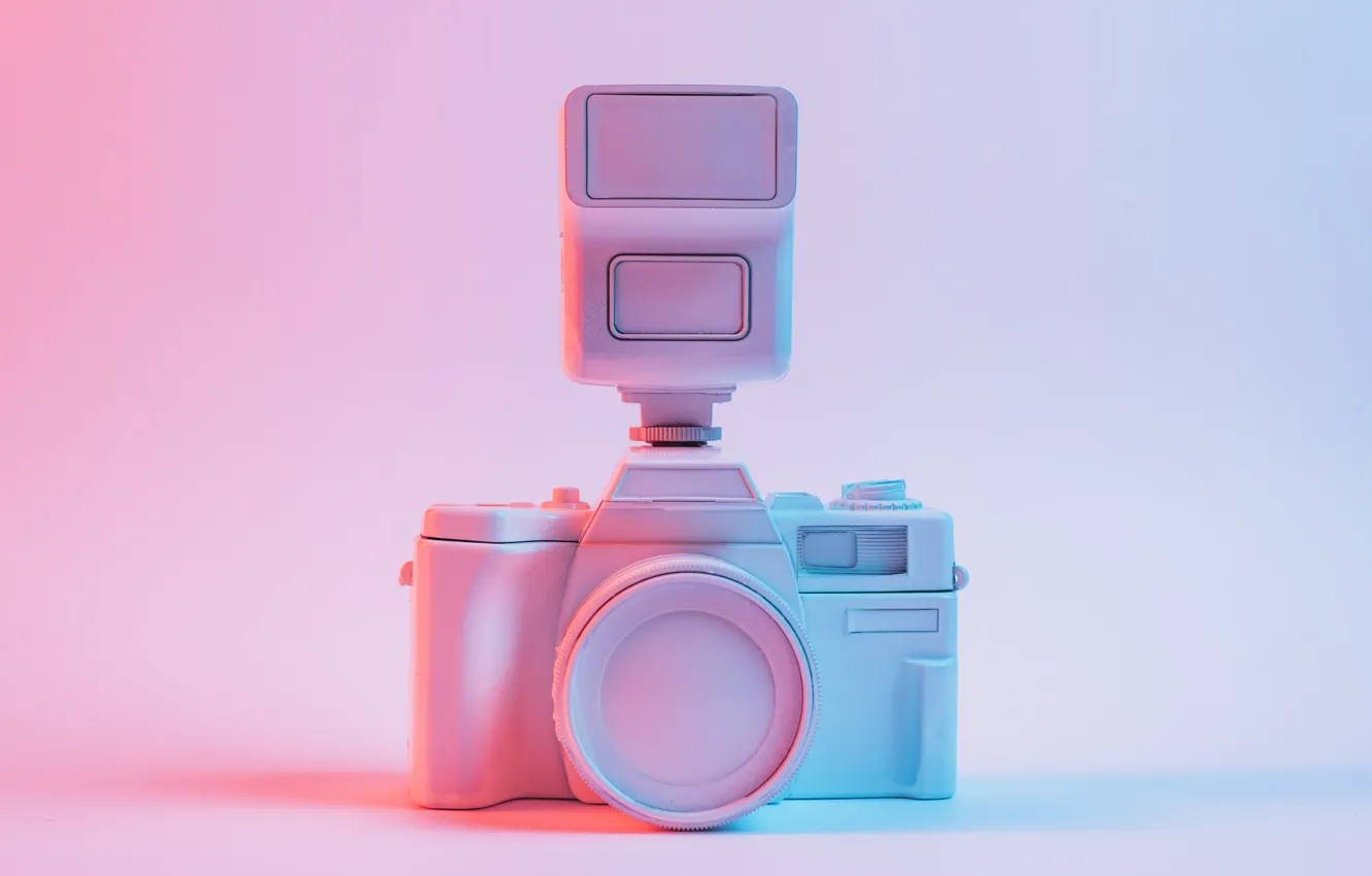 Photo wallpaper background, pink, blue, paint, camera, cameras