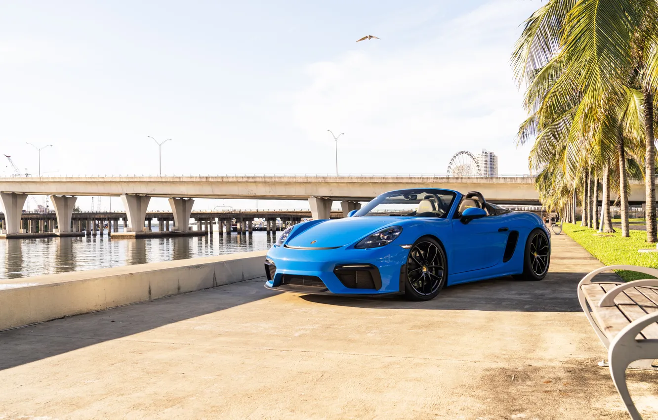 Photo wallpaper Porsche, Spyder, 718