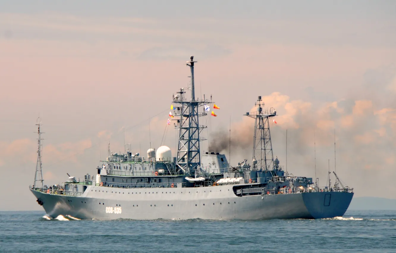 Photo wallpaper ship, Karelia, intelligence