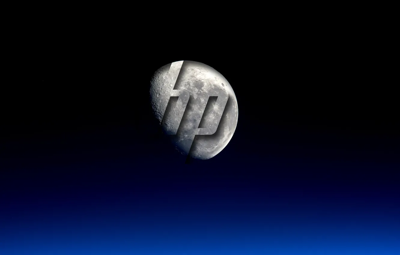 Photo wallpaper Moon, Logo