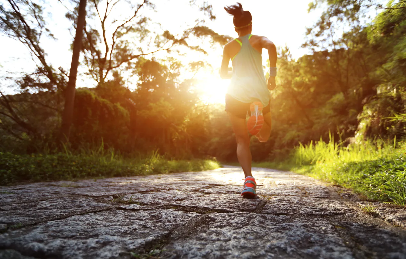 Photo wallpaper shoes, training, sportswear, outdoor activity