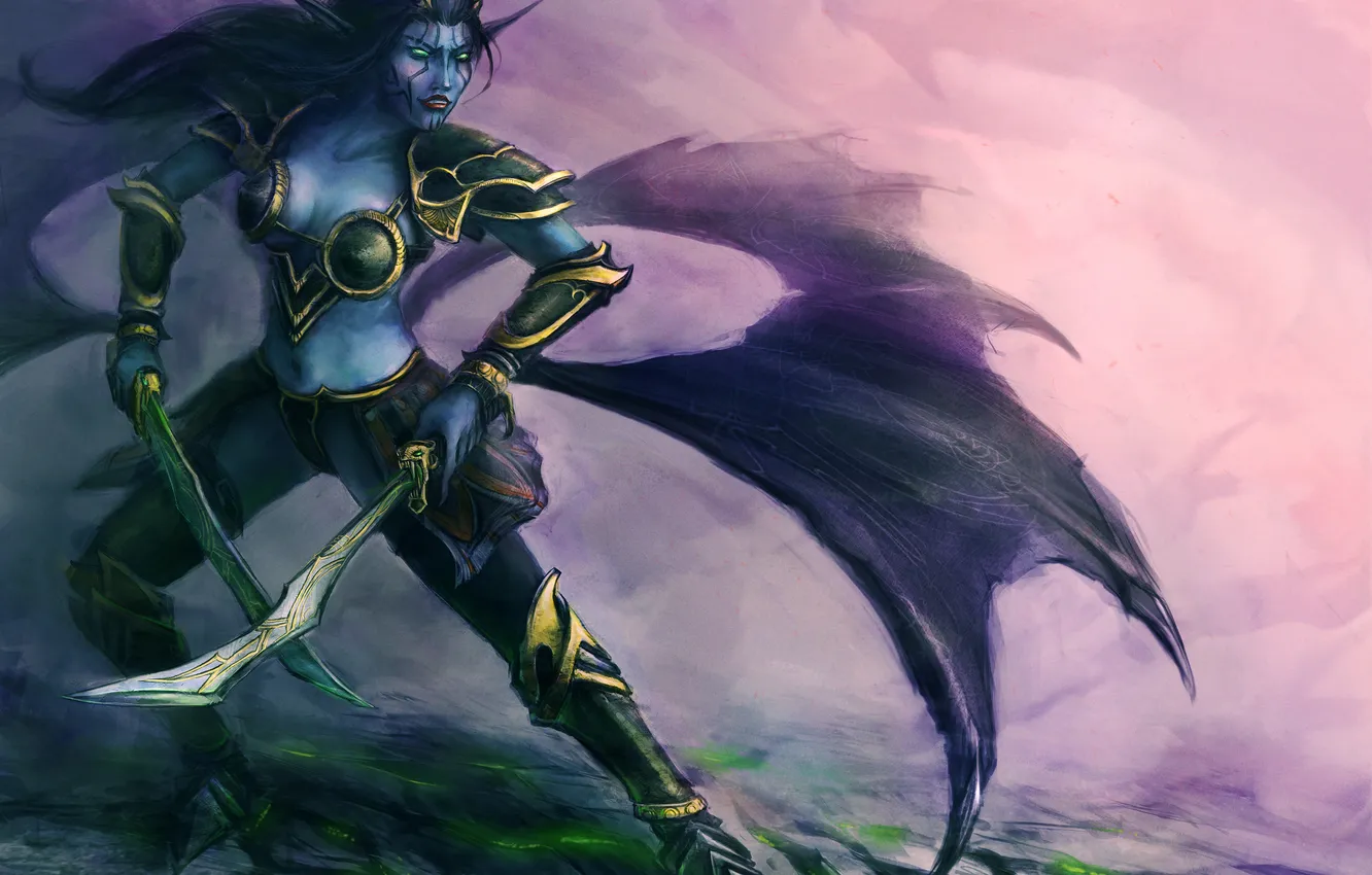 Photo wallpaper dota, DotA, saber, Defense of the Ancients, Akasha, Akasha, queen of pain, Fury on