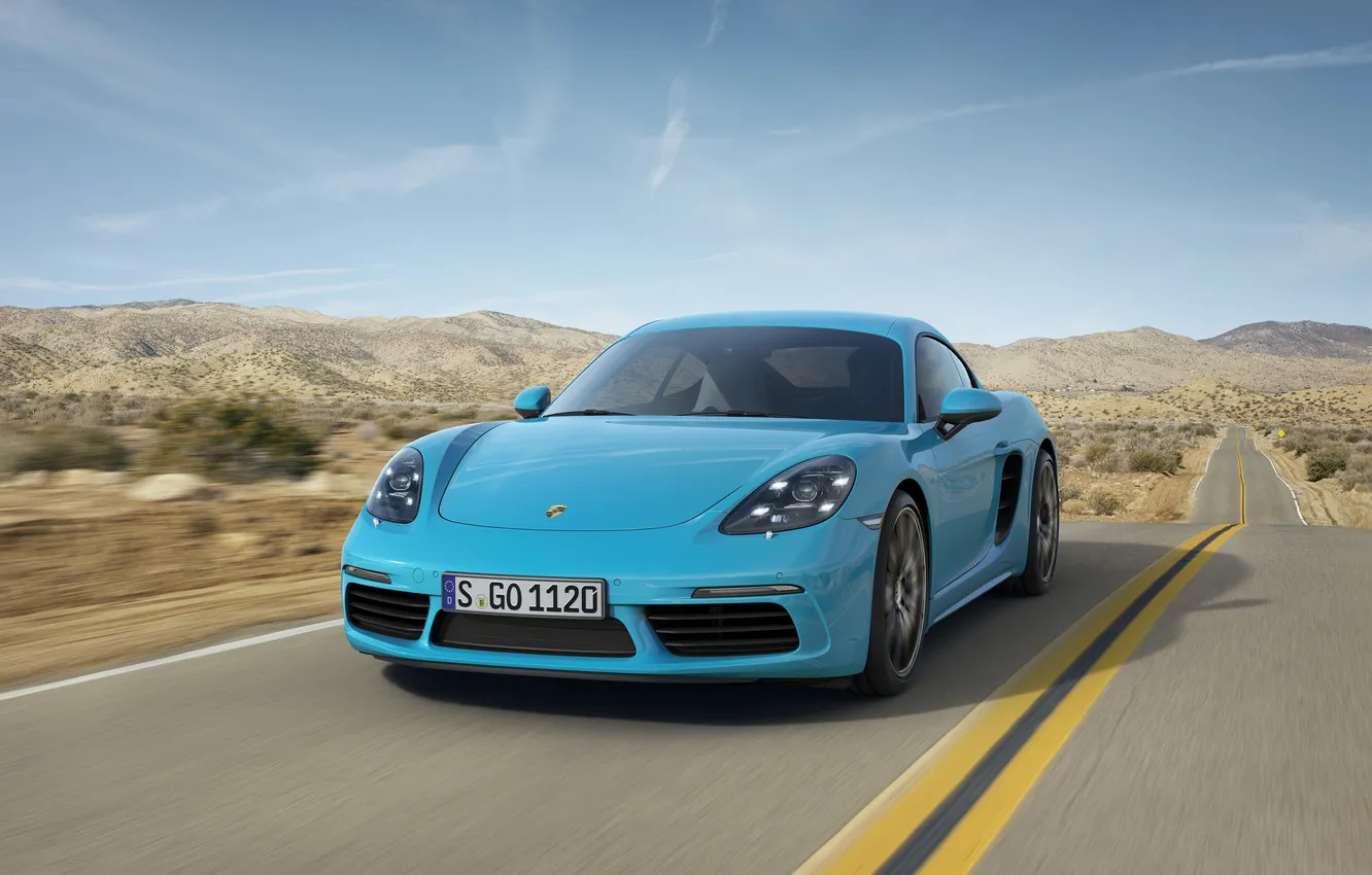 Photo wallpaper Porsche, Cayman, Porsche, Caiman, 718