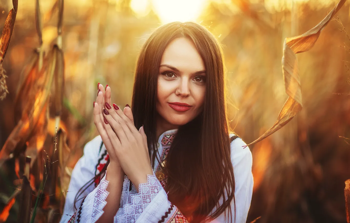 Photo wallpaper girl, light, hair, dress, Chavdar Dimitrov, Kremena Daneva