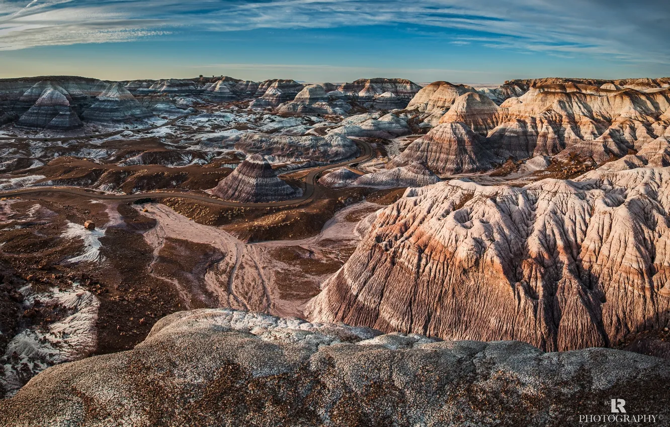 Photo wallpaper mountains, nature, desert, national Park