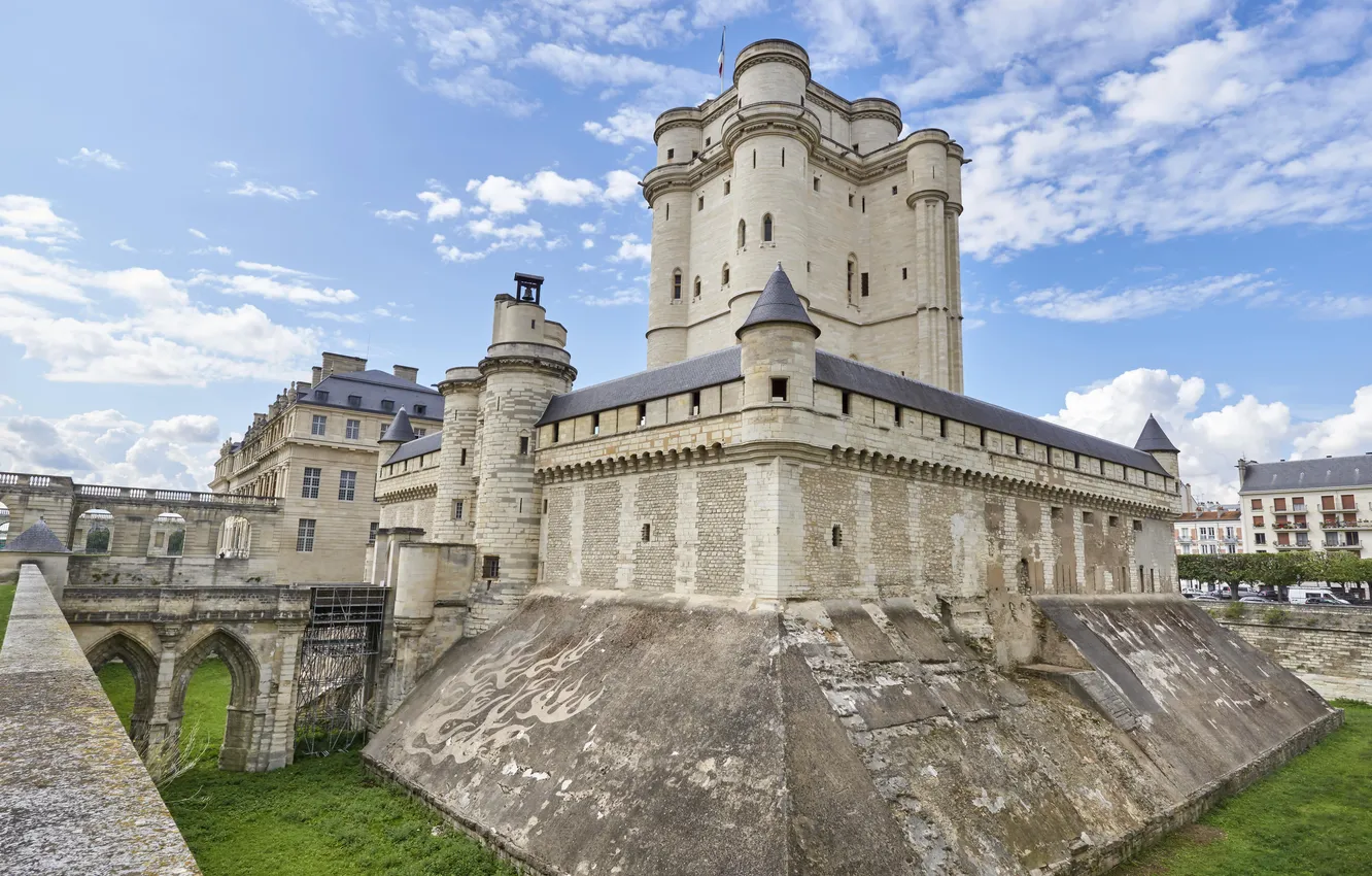 Photo wallpaper europe, france, castle, history, historical, cultural, defending