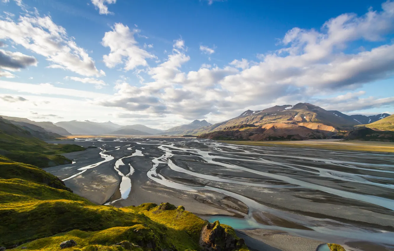 Photo wallpaper Iceland, Iceland, Auster-Skaftafellssysla, Hofn i Hornafirdi