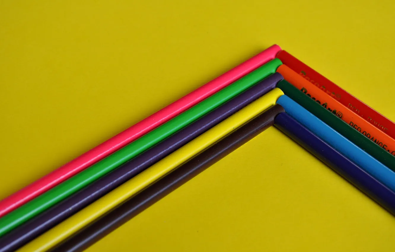 Photo wallpaper pencils, angle, drawing