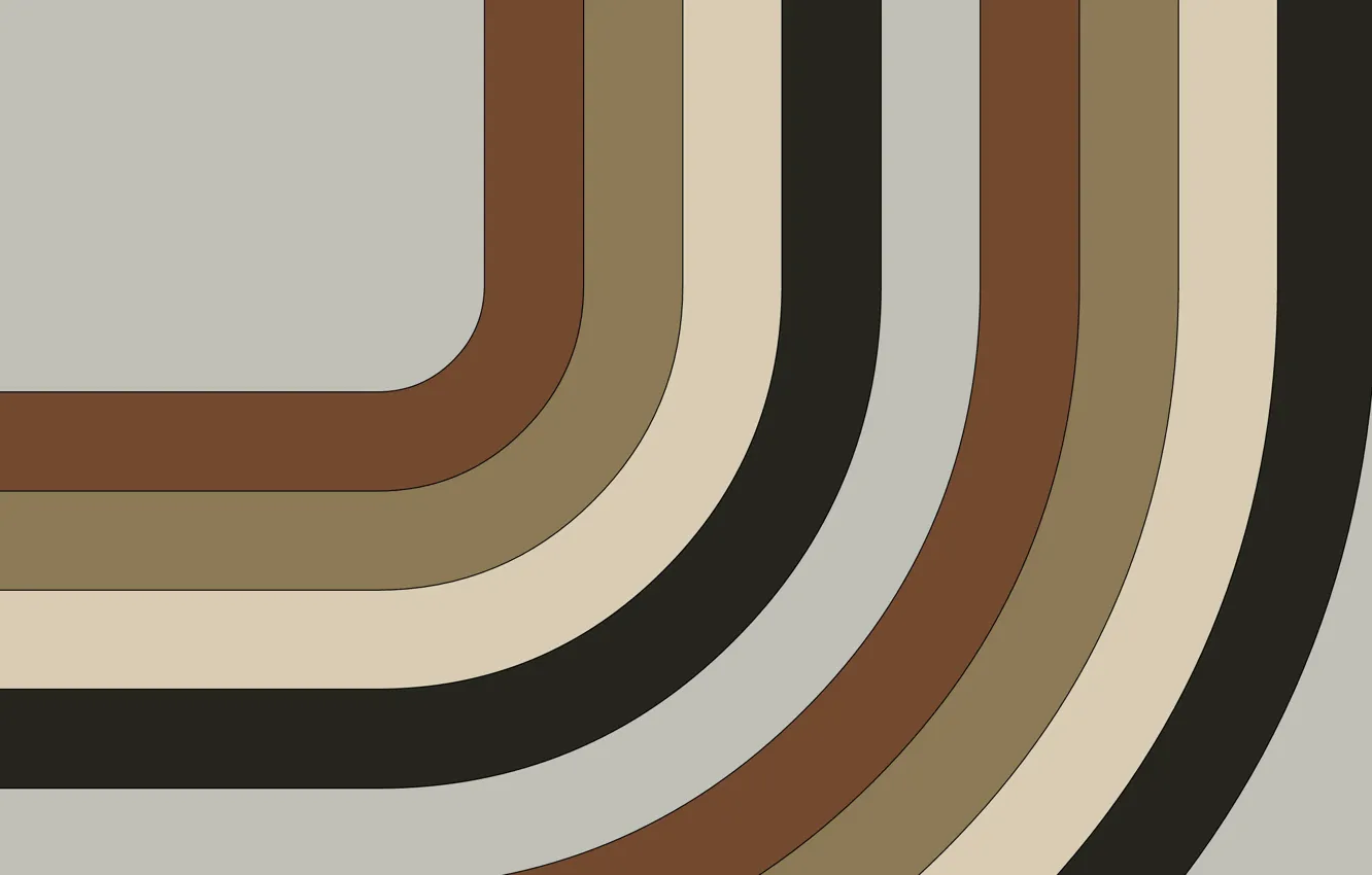 Photo wallpaper line, black, texture, brown, design, beige, color, material