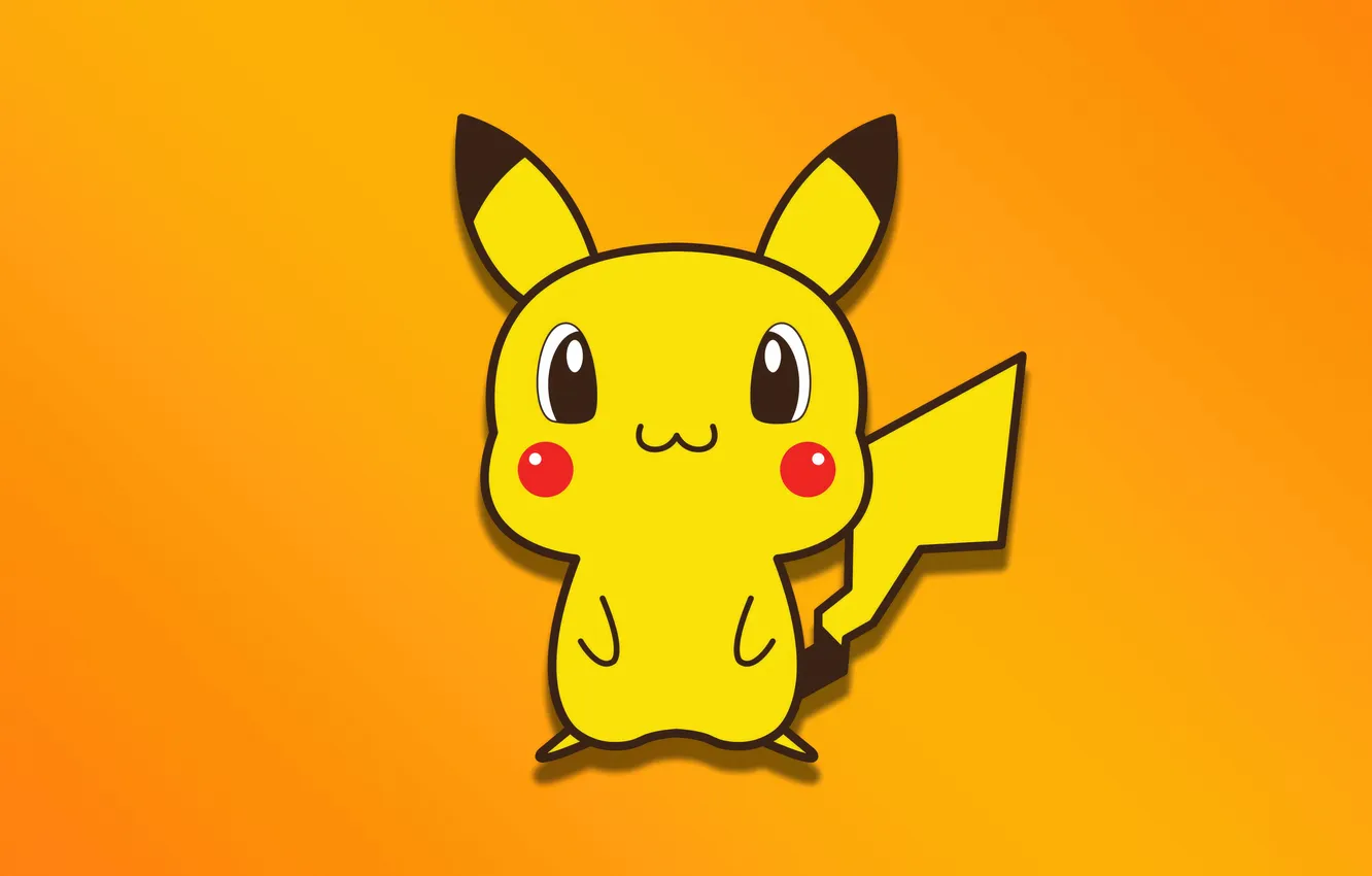 Photo wallpaper art, pokemon, Pikachu