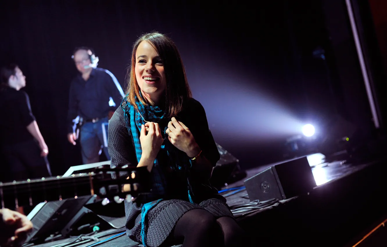 Photo wallpaper scene, singer, Alizée, Alizee Jacotey