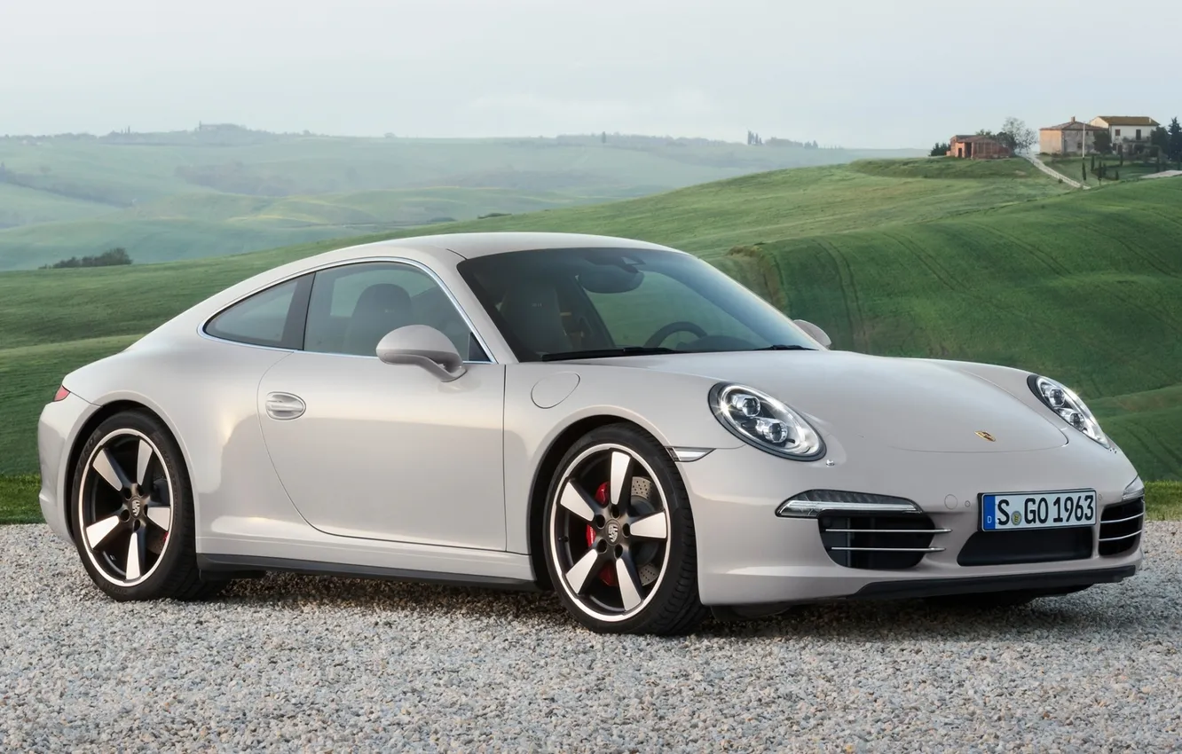 Photo wallpaper 911, Porsche, Porsche, the front, Carrera S, 50 Years Edition