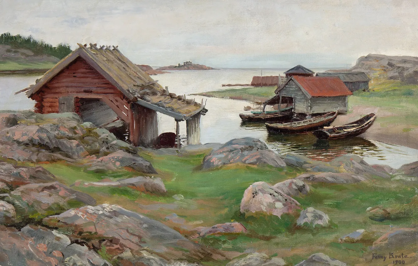 Photo wallpaper 1900, Swedish artist, Fanny Brother, Fanny Ingeborg Matilda Fry, Fanny Ingeborg Matilda Brother, Fanny Brate, …