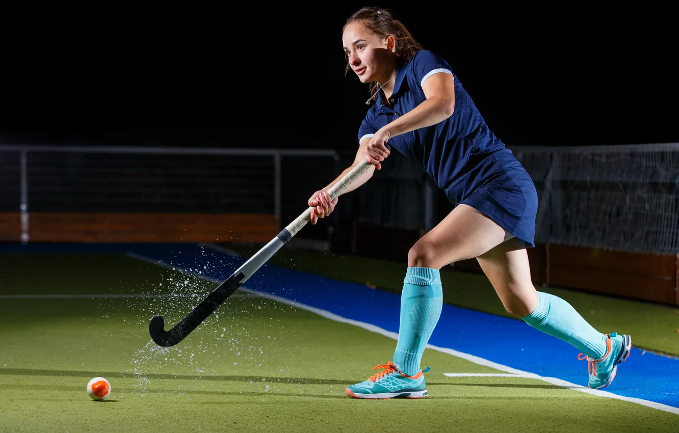 Photo wallpaper game, young, stadium, women, ball, person, adult, muscular
