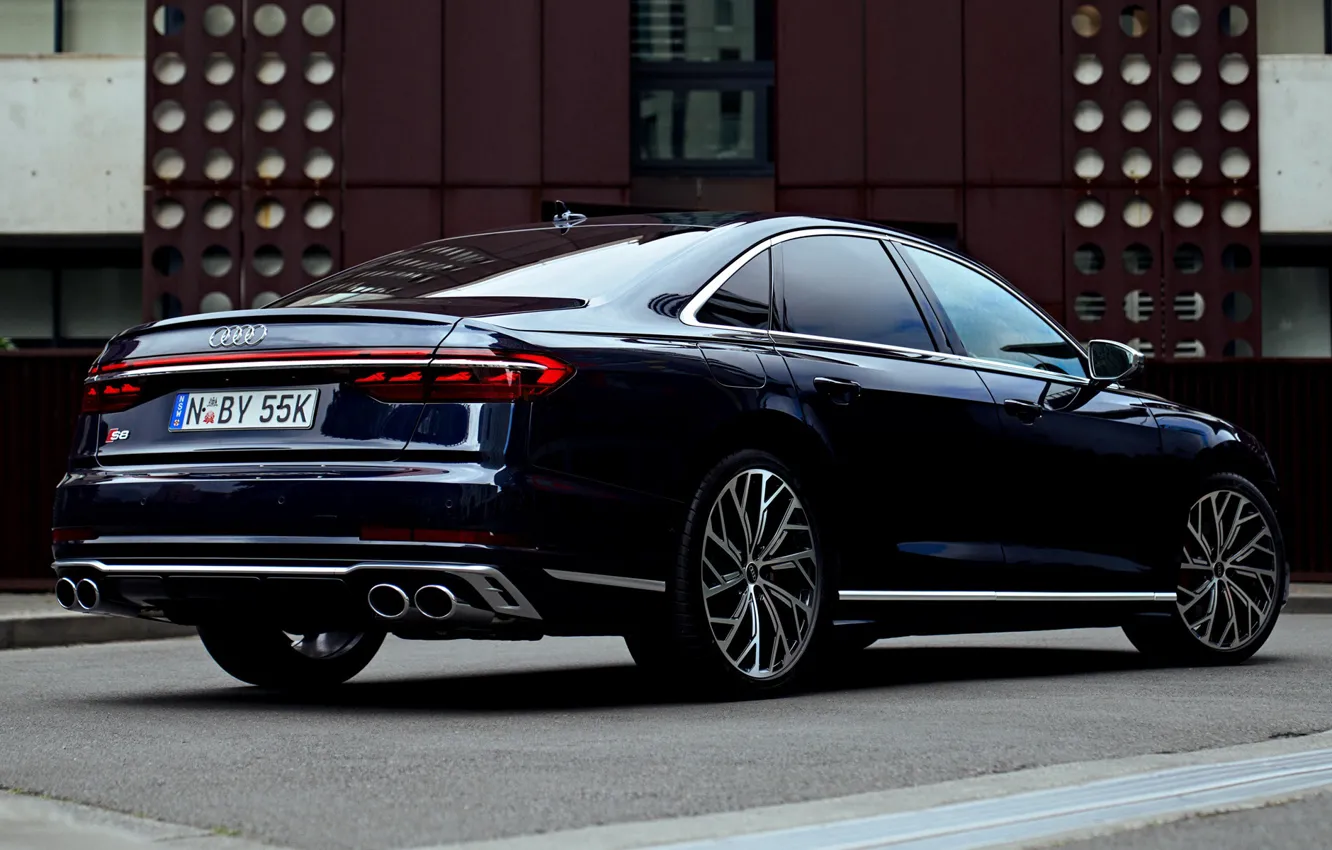 Photo wallpaper Audi, exterior, Audi S8, 2022, Audi C8