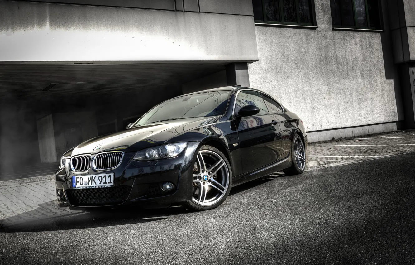 Photo wallpaper black, tuning, BMW, BMW, drives, Coupe, e92