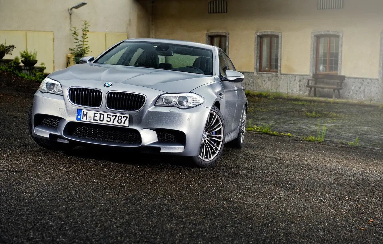 Photo wallpaper auto, BMW, F10, five, BMW M5